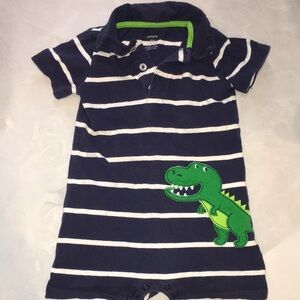 Carter’s Dinosaur Appliqué Boys Romper